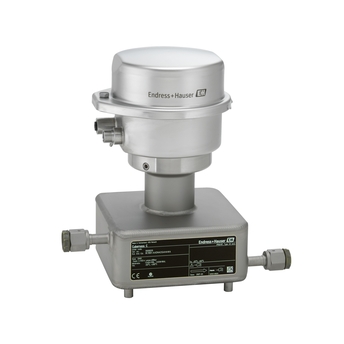 Picture of flowmeter Proline Cubemass C 100 for measuring smallest quantities of liquids and gases